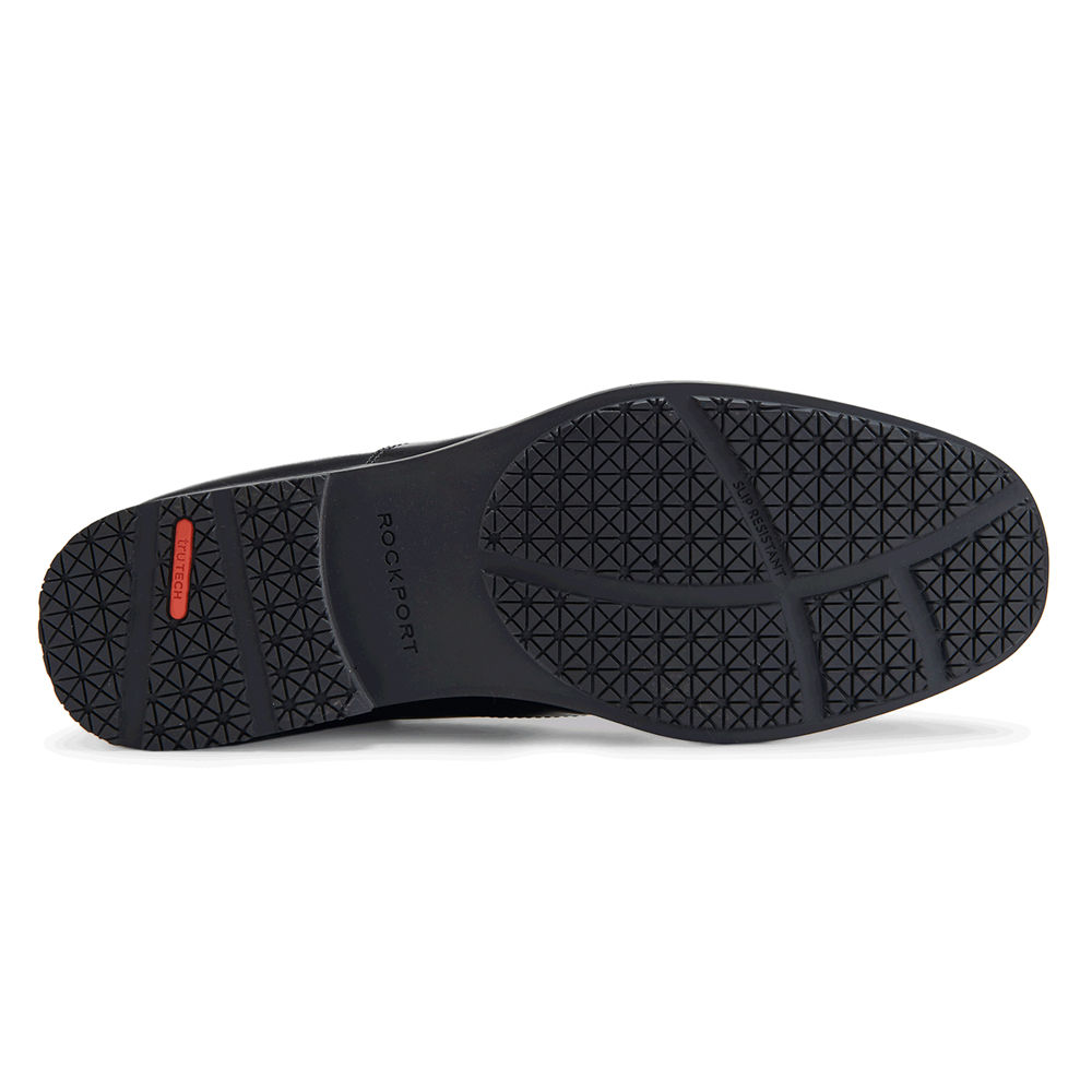 Slip-Ons Rockport Hombre Mexico - Lead The Pack Waterproof Negros - QMZAI0765